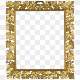 Square Gold Golden Frame Border Squareframe Decoration - Gold Picture Frame Transparent, HD Png Download