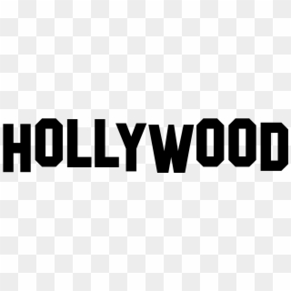 Hollywood Sign Png File Download Free - Hollywood Sign Font, Transparent Png