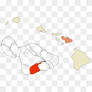 Historic Mokus Of Maui Map - Maui County, HD Png Download