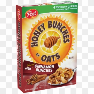 Packaging Of Honey Bunches Of Oats Cinnamon Bunches - Post Honey Bunches Of Oats Honey Roasted, HD Png Download