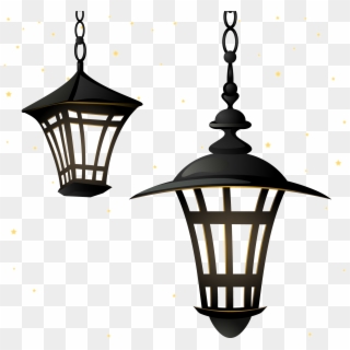Vector Street Light Lamp Chandelier Lighting Retro - Vector Lampion Ramadhan Png, Transparent Png