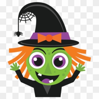 Halloween 3 - Witch Cartoon Cute Halloween, HD Png Download -  768x768(#187841) - PngFind