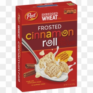 Shredded Wheat Frosted Cinnamon Roll - Post Shredded Wheat, HD Png Download
