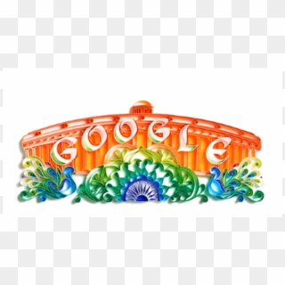 Google Doodle - India Independence Day Doodle, HD Png Download