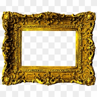 Beautiful Gold Victorian Frame By Jeanicebartzen27 - Gold Victorian Picture Frame, HD Png Download