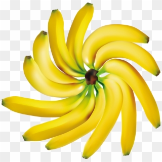Bananas Decoration Png Clipart - Fruit Sur Fond Transparent, Png Download