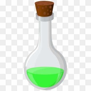 Halloween Potion Green Png Clip Art Image - Glass Bottle, Transparent Png