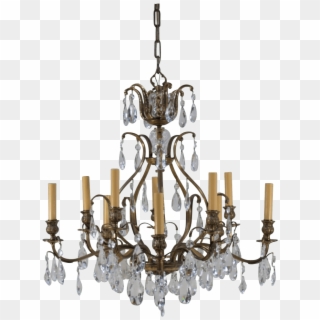 Image Of Crystal Chandelier - French Style Chandelier, HD Png Download