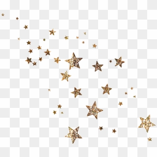 Gold Star Glittery Png, Transparent Png
