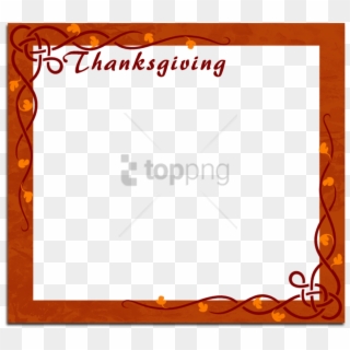 Free Png Download Happy Thanksgiving Picture Frame - Thanksgiving Frame Clip Art Png, Transparent Png