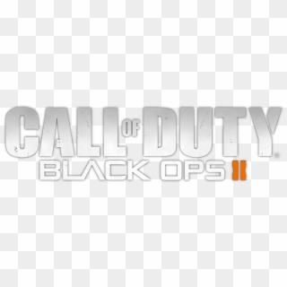 Call Of Duty Black Ops 2 Logo Png - Monochrome, Transparent Png