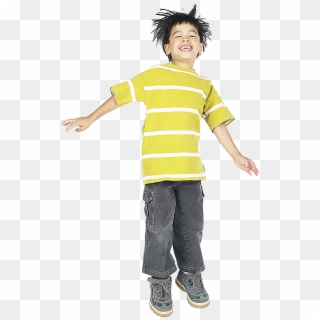 Asian Children Png - Asian Kid Jumping, Transparent Png