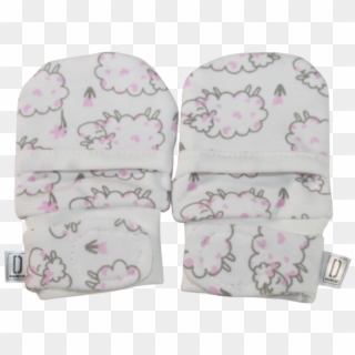 Newborn Anti Scratch Soft Stay On Mittens For Babies - Elephant, HD Png Download