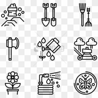 Free Png Banner Stock Farm Icons Free Garden Tools - Design Icon, Transparent Png