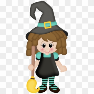 Cute Little Witch - Cartoon, HD Png Download