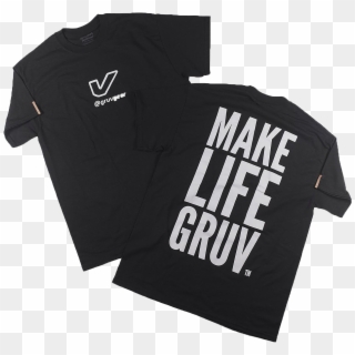 Make Life Gruv Logo Tee - Active Shirt, HD Png Download