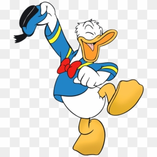 Donald Duck Happy - Walt Disney Characters Png, Transparent Png