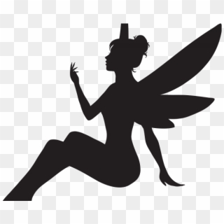 Shadows Clipart Tinkerbell - Gold Fairy Png Transparent, Png Download