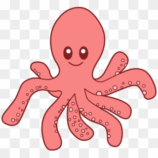 Clipart Octopus Cute - Octopus Png Clipart, Transparent Png