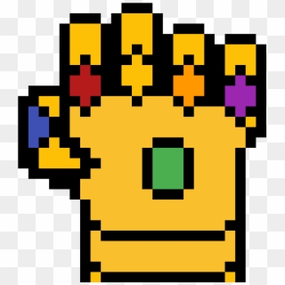 Pixilart Infinity Gauntlet By Be83 - Mac Grab Hand Icon, HD Png Download