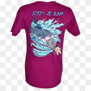 Catfish Hand Fishing Team Rip A Lip Short Sleeve T-shirt - Active Shirt, HD Png Download
