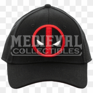 Deadpool Logo Black Flex Cap - Baseball Cap, HD Png Download