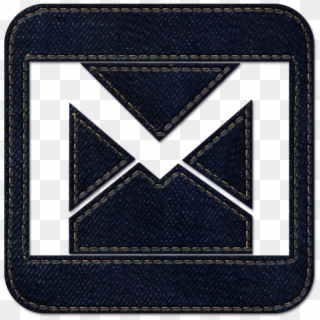Social, Logo, Jean, Gmail, Square, Denim Icon - Icone Gmail Png, Transparent Png