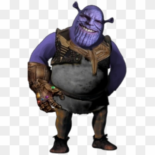 #thanos Shrek As Thanos #ogre #avengers - Shrek Png, Transparent Png