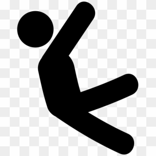 Png File Svg - Falling Person Icon Png, Transparent Png