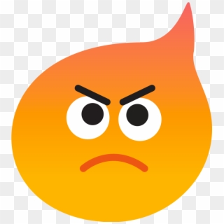 This Is A Sticker Of An Angry Emoji - Smiley, HD Png Download