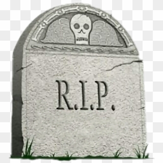 #rip #dead #grave #gravestone #tombstone - Rip .png, Transparent Png