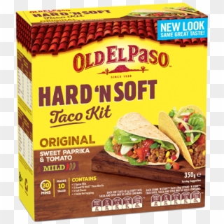 Hard N Soft Taco Kit - Old El Paso Hard N Soft Taco Kit, HD Png Download