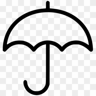 Png File - Umbrella Line Icon, Transparent Png