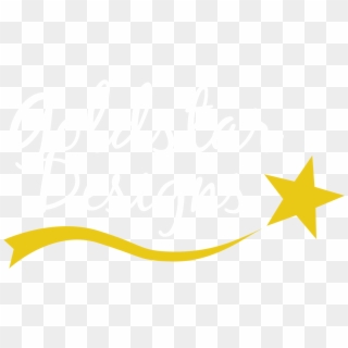 Gold Star Design - Calligraphy, HD Png Download
