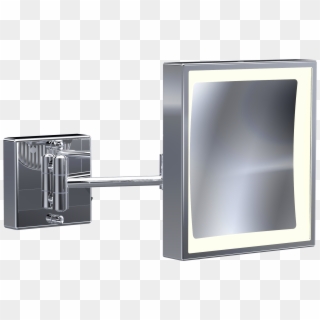 This Rectangular Led Mirror's Classic Double Arms Allow - Display Device, HD Png Download