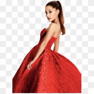 Ariana Grande Png - Ariana Grande Photoshoot Red Dress, Transparent Png