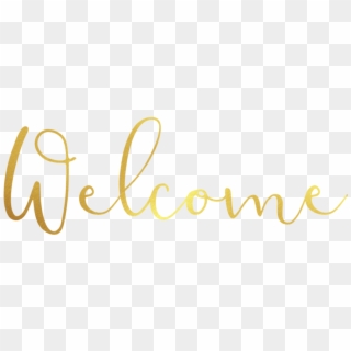 Gold Welcome-800x432 - Gold Welcome Logo Png, Transparent Png