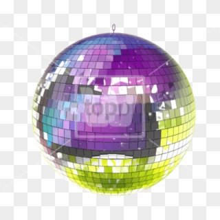 Free Png Download Colorful Disco Ball Png Png Images - Disco Ball Background Png, Transparent Png