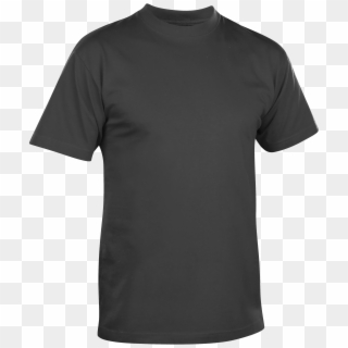 Black T-shirt - T-shirt, HD Png Download