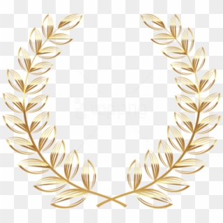 Free Png Download Golden Wreath Transparentpicture - Gold Laurel Wreath Transparent, Png Download