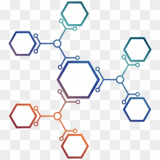 Clipart Free Library Euclidean Molecule And Hexagonal - Molecule Structure Png, Transparent Png