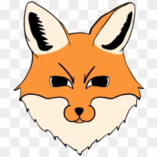Fox Head Animal Vector Illustration Caricature - Fox Png Vector, Transparent Png