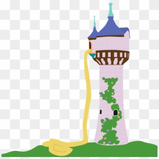 Tower Clipart Castle - Rapunzel Tower Clipart, HD Png Download