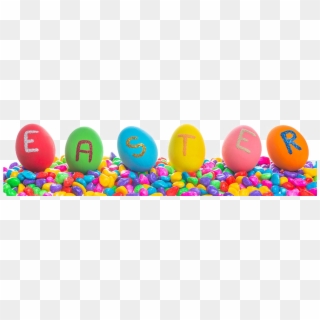 Easter Candy Png Download Image - Easter Written On Eggs, Transparent Png