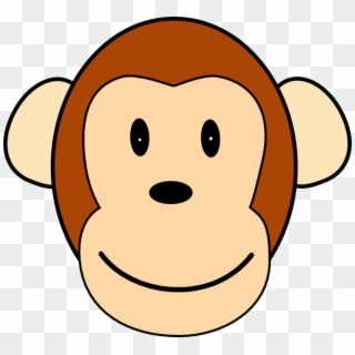 Happy Face Monkey Svg Clip Arts 600 X 554 Px, HD Png Download