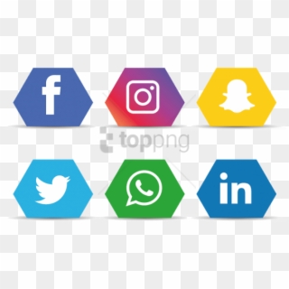 Free Png Facebook Instagram Whatsapp Png Image With - Facebook Instagram Icons Png, Transparent Png