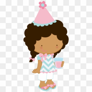 Happy Birthday Girl Clipart - Birthday Party Girl Clipart, HD Png Download