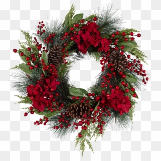 Christmas Wreath Harold Elmes - Wreath, HD Png Download