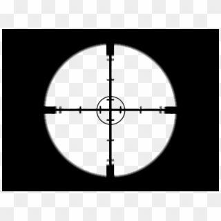 Transparent Crosshair Png Crosshairs Pngcrosshairs - Sniper Scope, Png Download