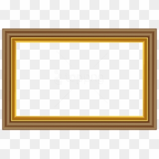 Free Png Brown Gold Frame Background Best Stock Photos - Goldener Rahmen Png, Transparent Png